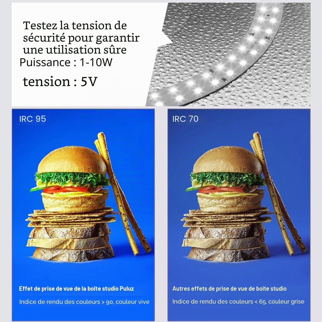 25cm Studio Photo Tir Boîte Boîte à Lumière Photo Eclairage Tentes Box de Shooting Petite boîte de Prise de Vue PULUZ Portable pour Professionnel avec 12 arrière-Plans de Couleurs