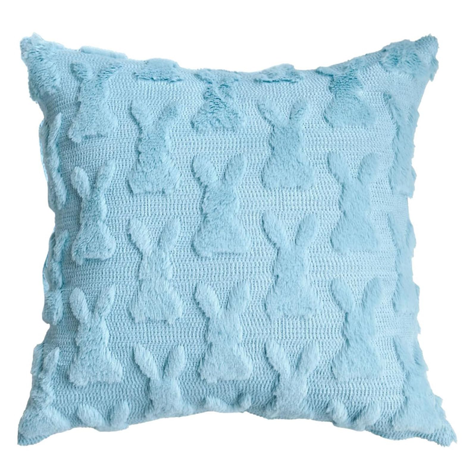 Nucelit Decorative Pillowcase with Soft Plushes Fabric Throw Pillow Covers Cushions Covers for Sofa and Bed Accessories Soft Plushes Cushion