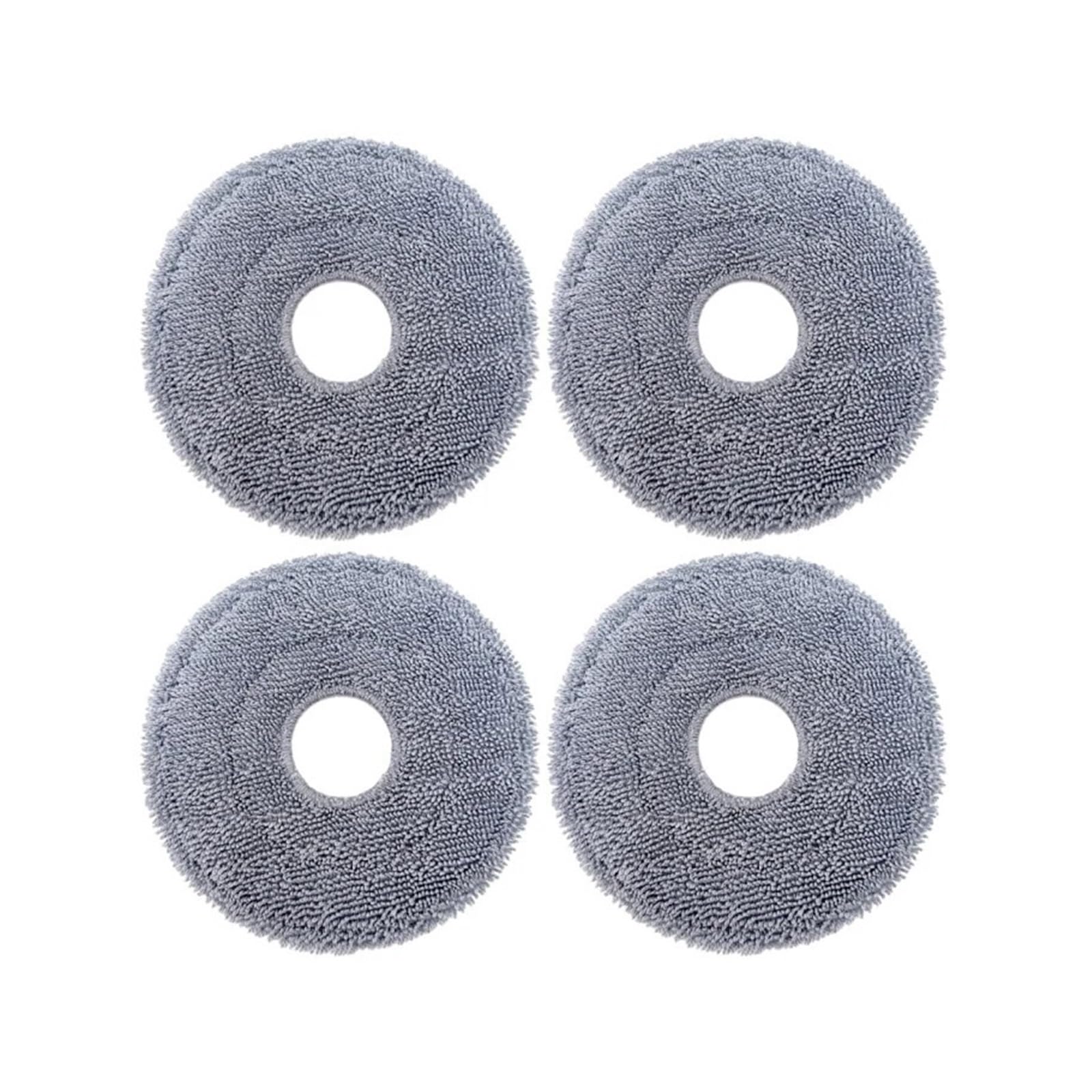Kvcccss Mop 4Pc Mop Cloth，Compatible For Roborock，Q Revo Curv 2 Pro Accessory Parts(Mop 4Pc)