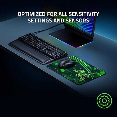 Miniatura 3 de Razer Goliathus Speed - Alfombrilla de mouse para juegos (mediana) alfombrilla suave para juegos, base de goma antideslizante, diseño de tela
