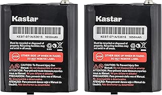 Kastar 2 Pack Two-Way Radio Rechargeable Battery Replacement for Motorola Em1000 53615 m53615 KEBT-071-A KEBT-071-B KEBT-071-C KEBT-071-D Talkabout 5950 T4800 T4900 T5000 T5800 T9500R Talkabout Radios