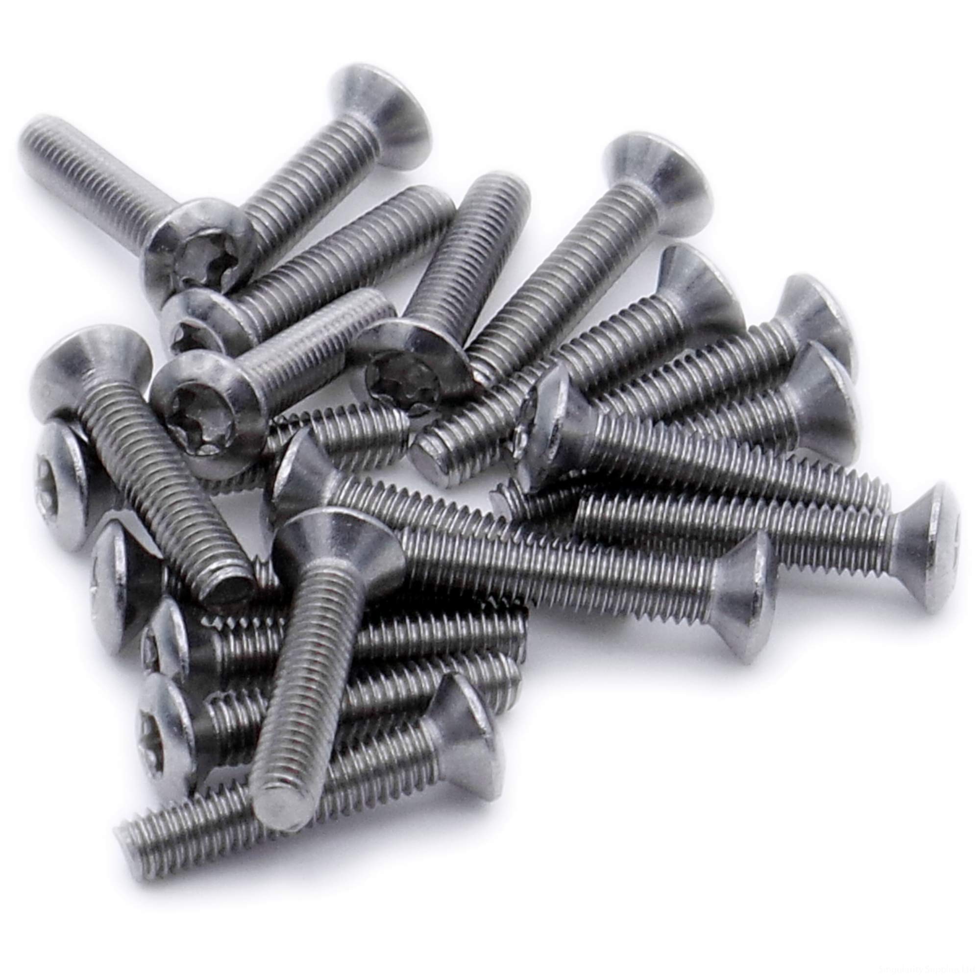 Singularity Supplies M2.5 (2.5Mm X 5Mm) Tx Socket Raised Countersunk Machine Screw (Bolt) - Stainless Steel (A2) (Pack Of 20)