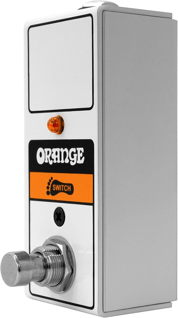 Orange Single Button Mini Footswitch