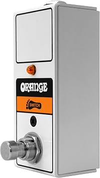 Orange Single Button Mini Footswitch