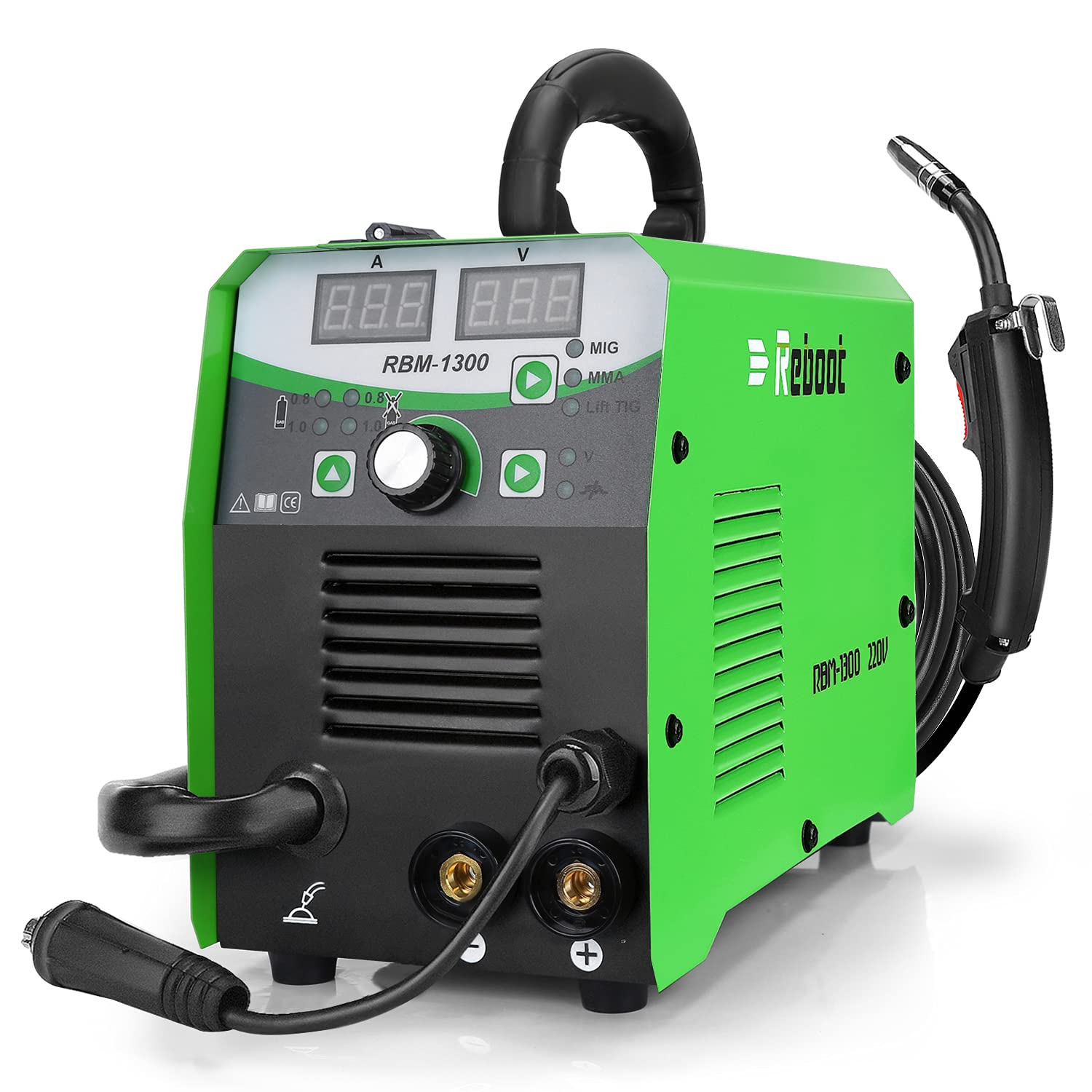 Reboot MIG Welder 130A IGBT 230V Gas/gasless MIG/MMA/Lift TIG Welder 4
