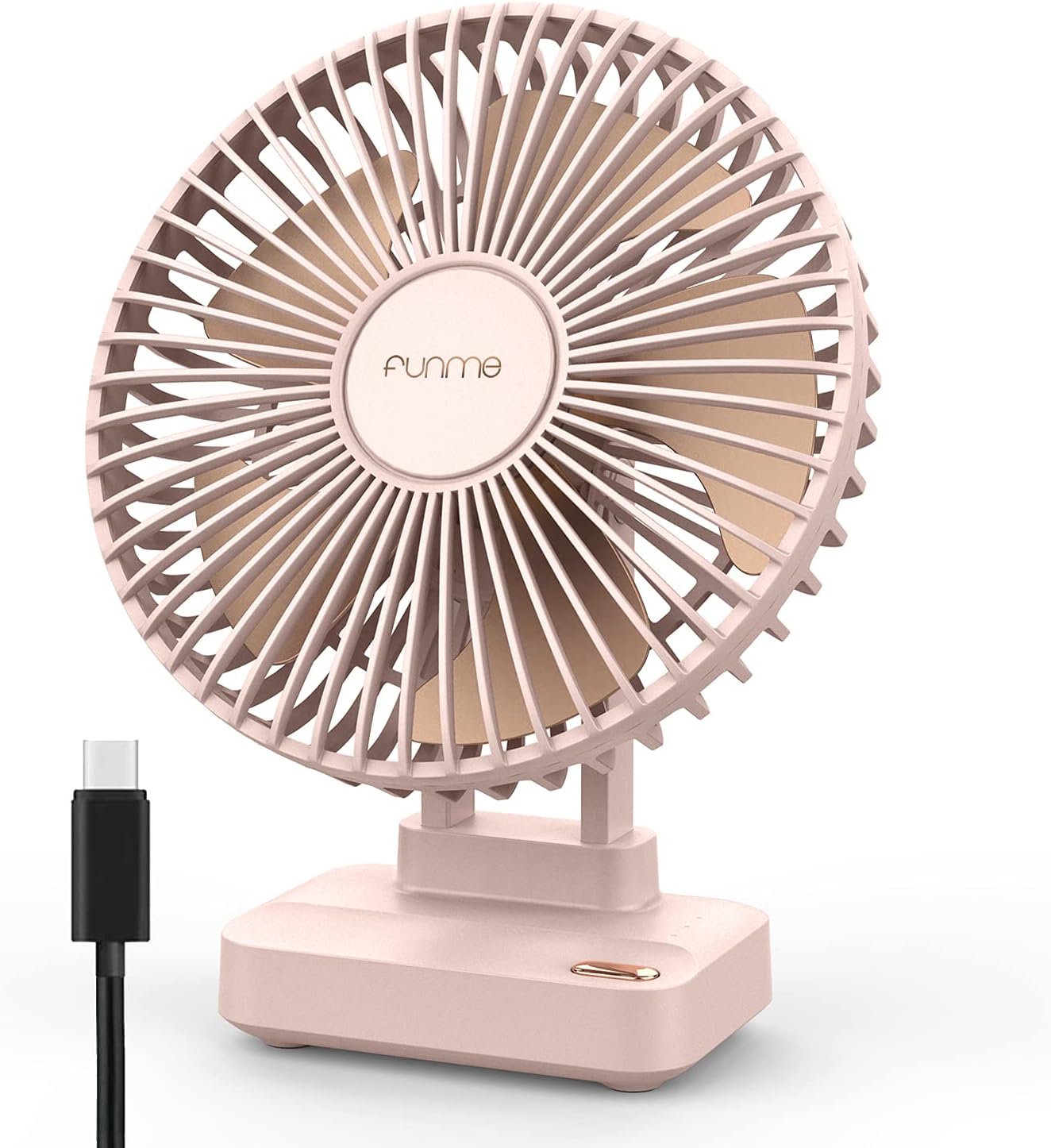 Funme USB Person Air Circulator 6" Quiet Desk Fan Small but