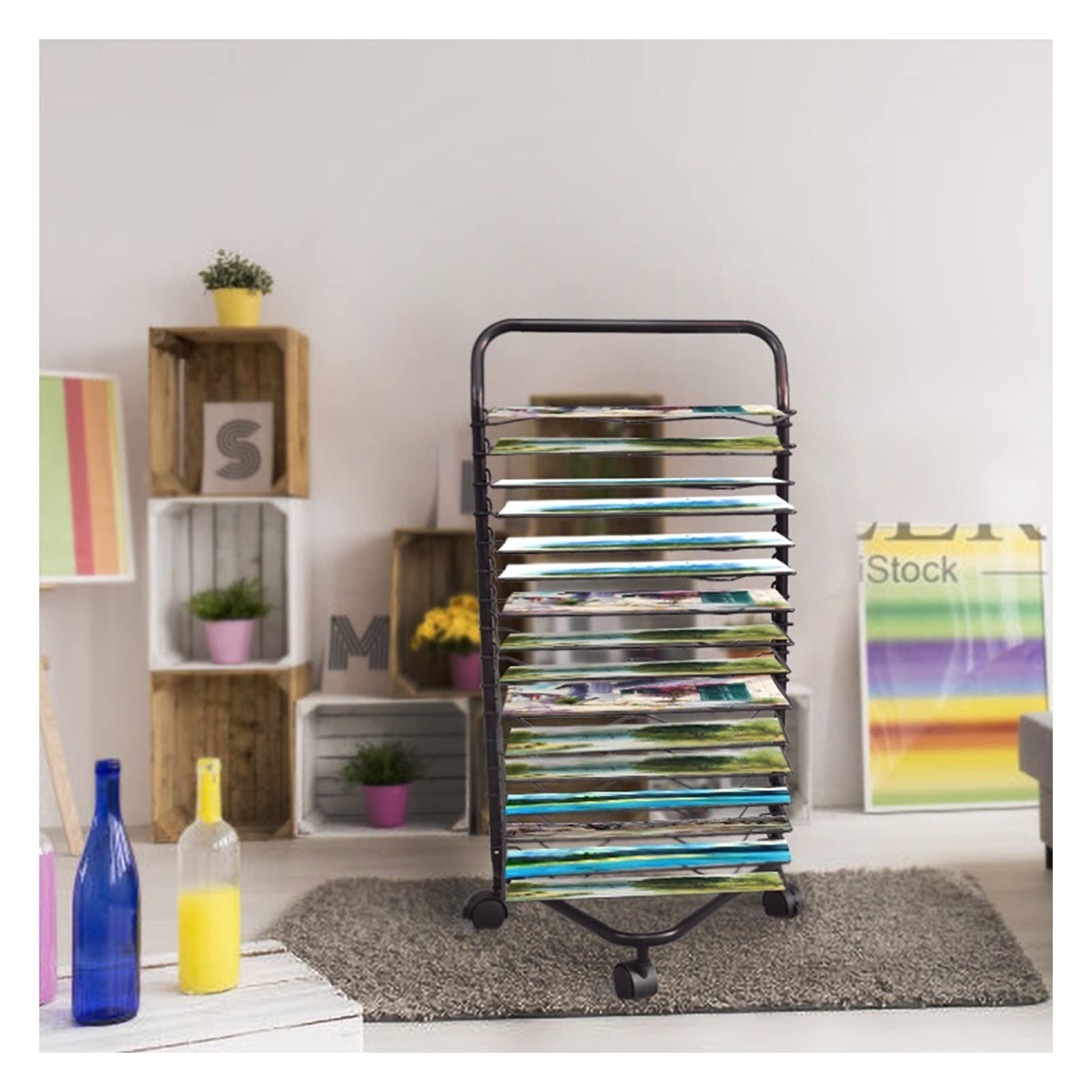 Amazon.com: ZXFF Art Drying Rack 16-Layer, Educational Product