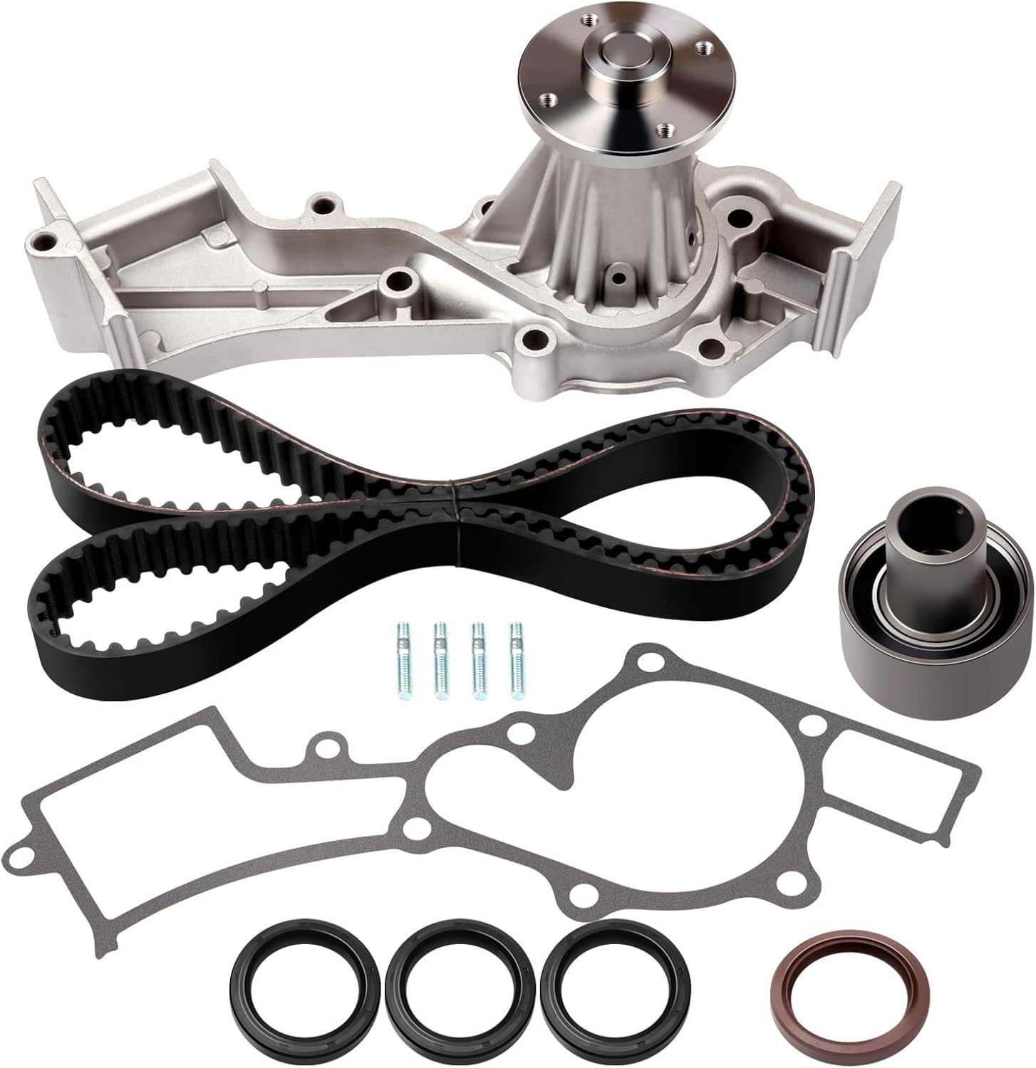 ECCPP New Timing Belt Water Pump Kit Fits 1996-2004 Frontier Xterra Pathfinder Infiniti QX4 3.3L V6 SOHC 12VG33E VG33ER Engine