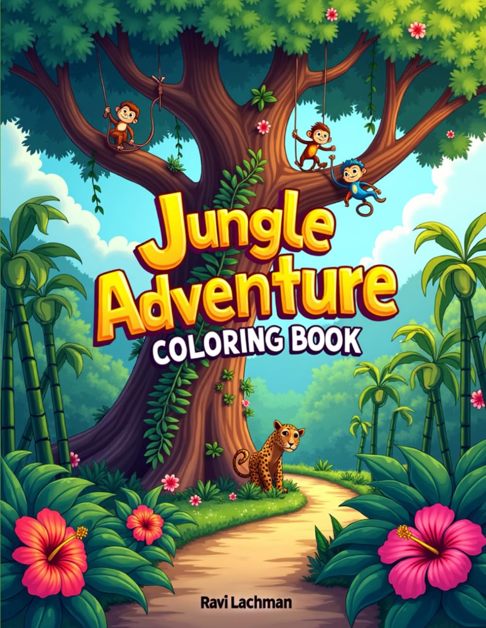 Jungle Adventure Coloring Book