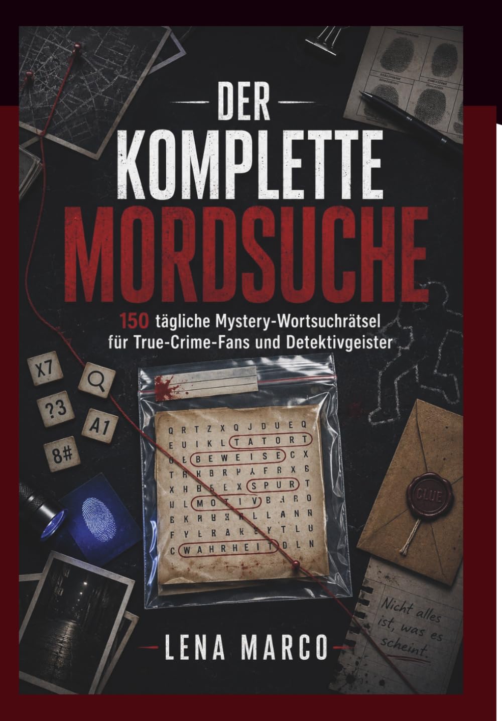 Der Komplette Mordsuche: 150 tägliche Mystery-Wortsuchrätsel für True-Crime-Fans und Detektivgeister