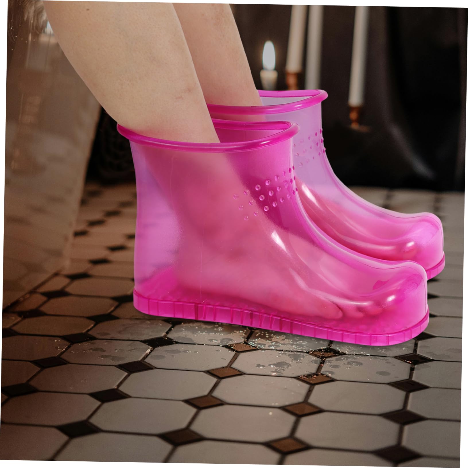 Scarpe per Pediluvio da 1500ml in Pvc, Massaggio Plantare