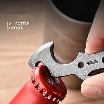 EDC Pry Bar Multitool 10 In 1 With Bi-Directional Ratchet Screwdriver & Everlasting Pen - View #6