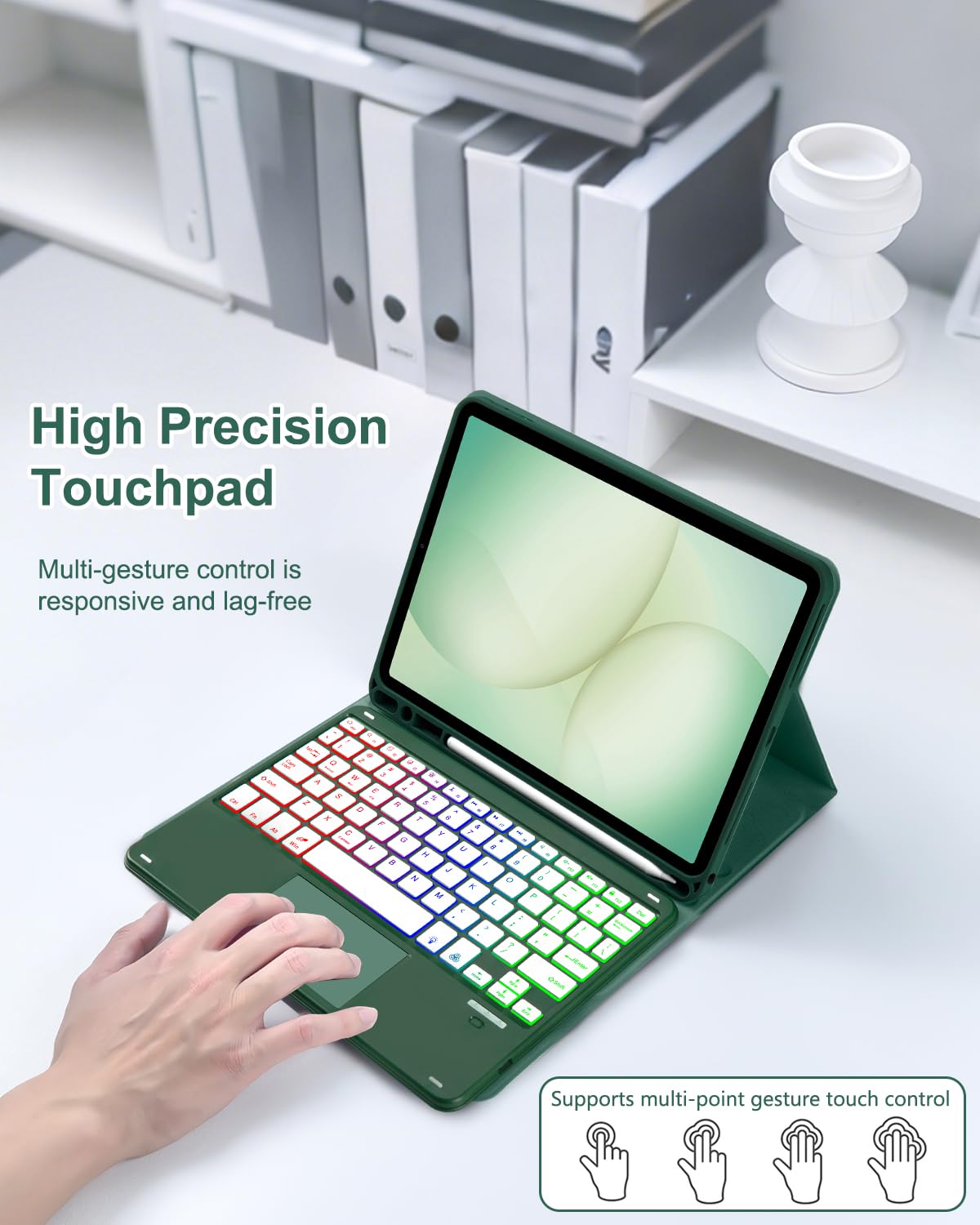 ❤️未使用　バックライト付 マルチファンクション キーボード タッチパッド搭載 Amazon.co.jp: MePadKey タッチパッドキーボードケース Samsung Galaxy