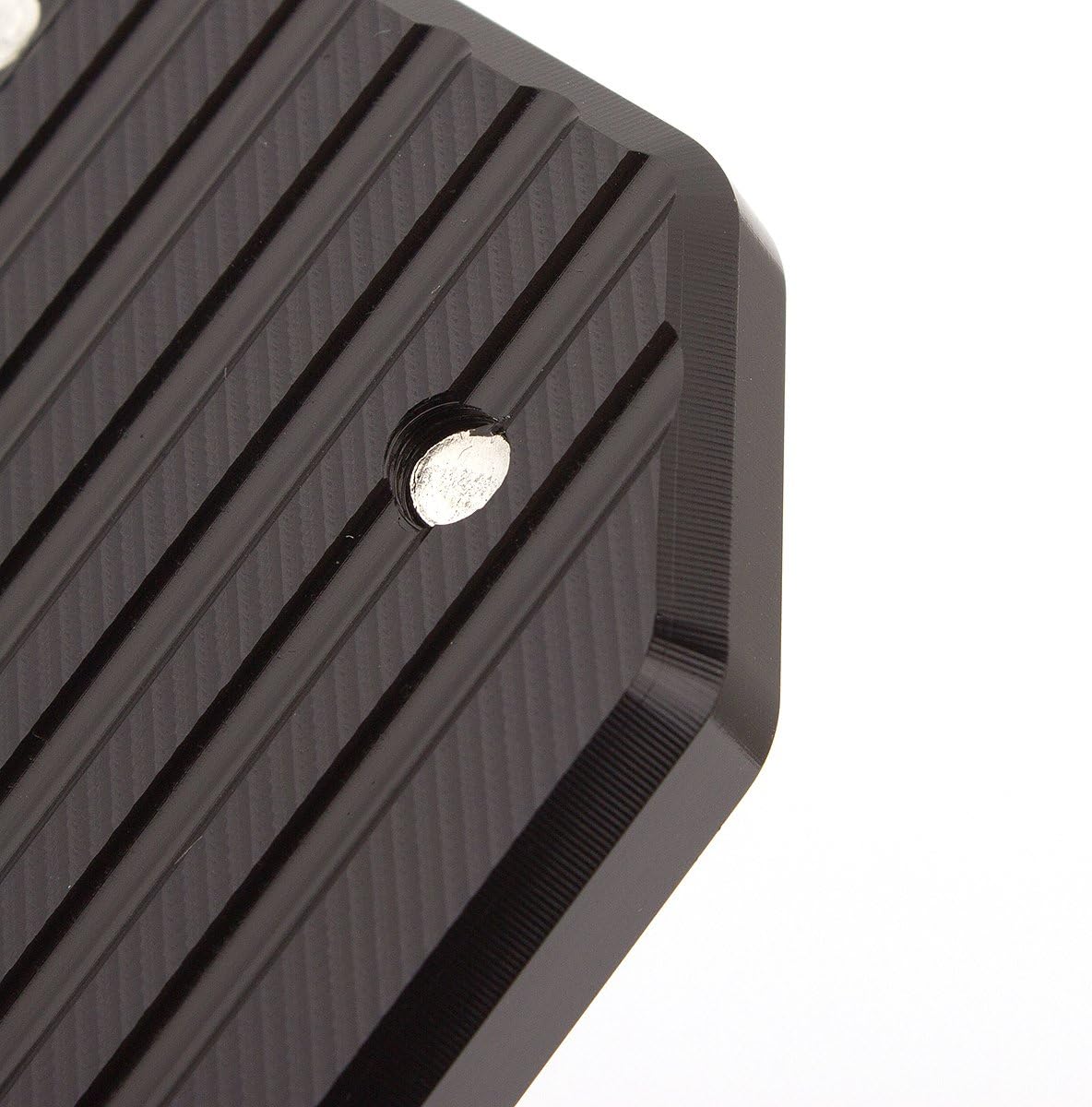FXCNC Racing Aluminum CNC Motorcycle Side Stand Plate Kickstand Extension Pad Compatible with Suzuki GSR750 2011-2020, GSXS1000 GSXS1000F 2015-2020