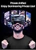 VR Headset, Virtual Reaity Goggles Glasses Compatible with iPhone 16 15 14 13 12 Pro Max Samsung Galaxy S25 S24 S23 etc 5-7 inch Smartphones, VR Goggles Headset for 3D Games and Movies