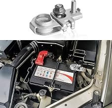 Battery Terminal Connector, Battery Cable Terminal End, 91980-3X010 Positive Battery Terminals with Nuts, Car Accessories Top Post Positive Battery Terminal Compatible with Hyundai Genesis Kia