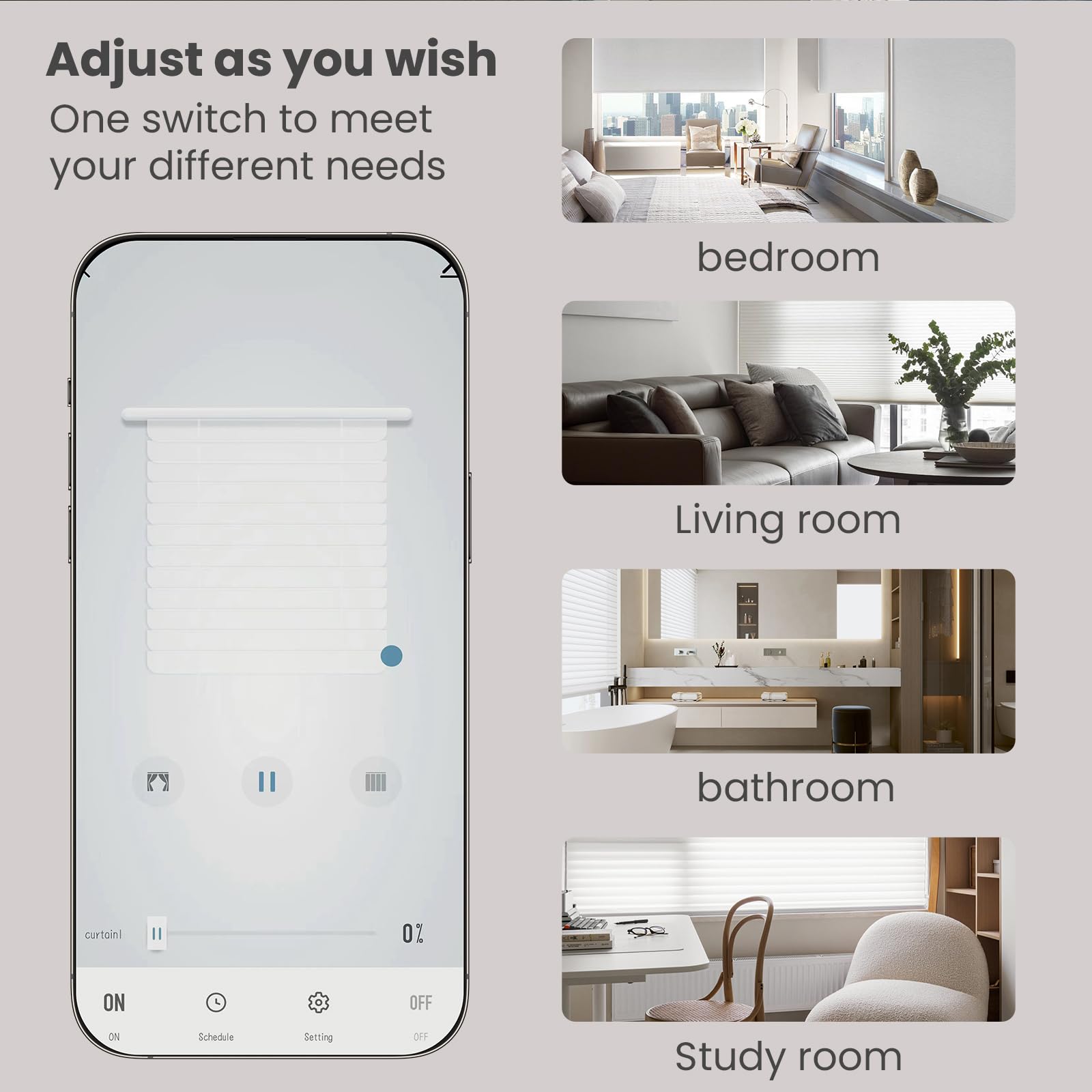 Smart Rolladenschalter Neutraldraht Erforderlich, 2,4 GHz WiFi Rolladenschalter mit Fernbedienung Sprachsteuerung, gehärtetes Glasscheibe, Arbeit mit Alexa und Google Home, schwarzer