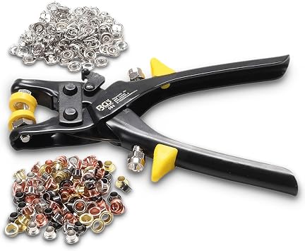 BGS 564 Eyelet/Button Pliers, Black/Yellow