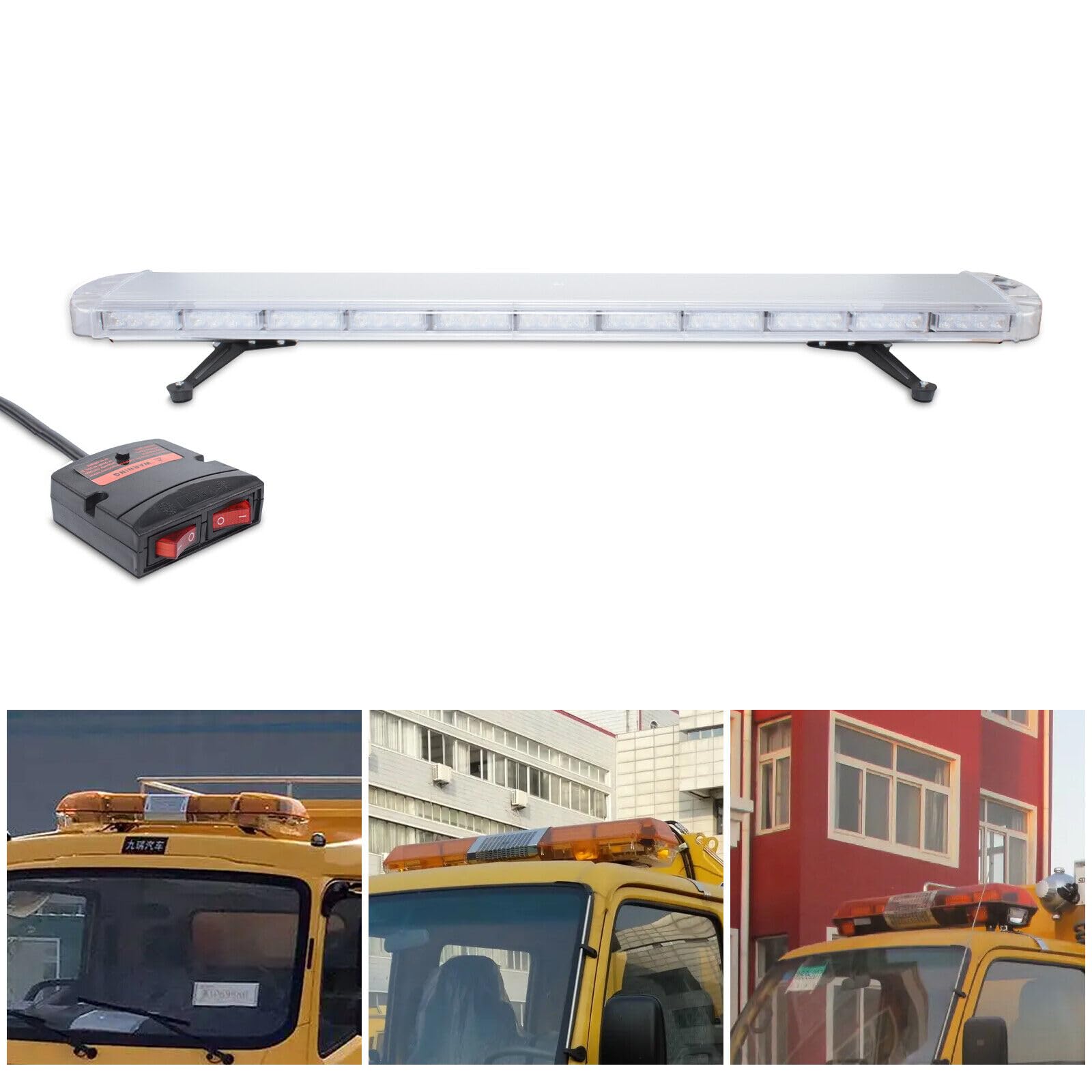Belka ostrzegawcza LED, lampa błyskowa, belka ostrzegawcza, belka ostrzegawcza, belka ostrzegawcza, belka ostrzegawcza, listwa świetlna do samochodów ciężarowych, na dach ciężarowych
