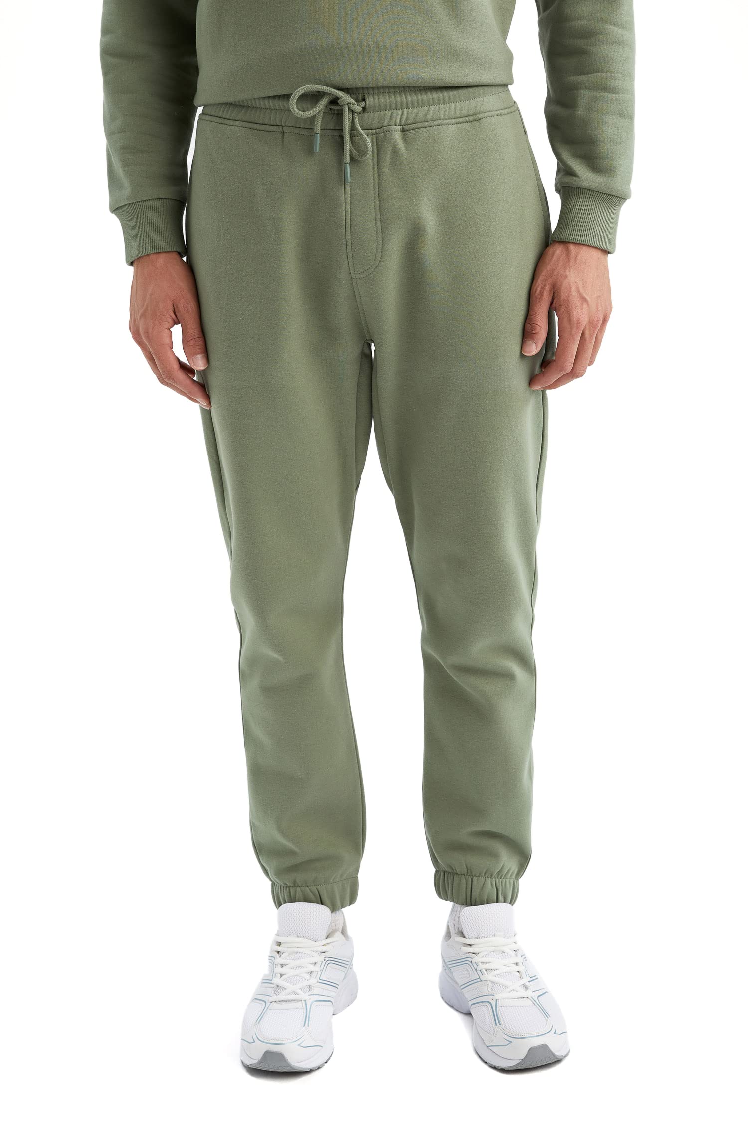 DeFacto Jogging Bottoms for Men - Men's Sports Trousers for Men (Khaki, S), Khaki, S