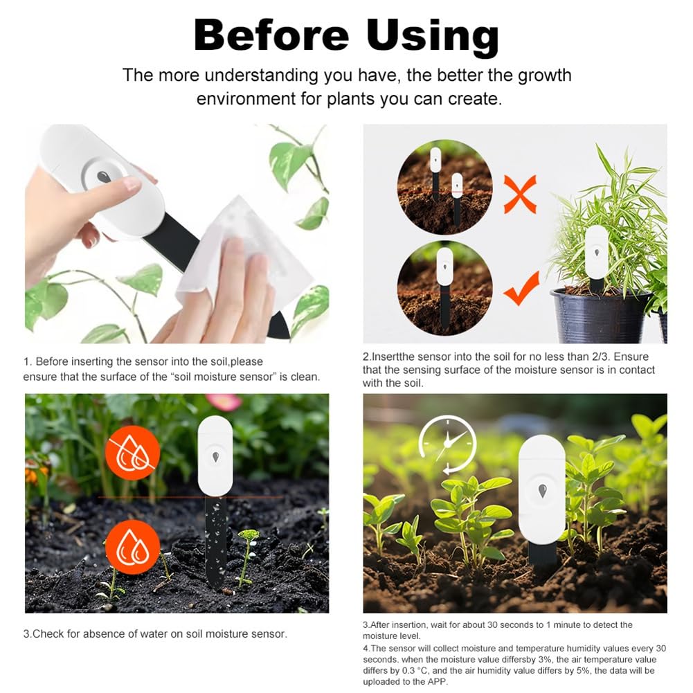 Capteur d'humidité du sol, cadeau pour les amateurs de plantes et