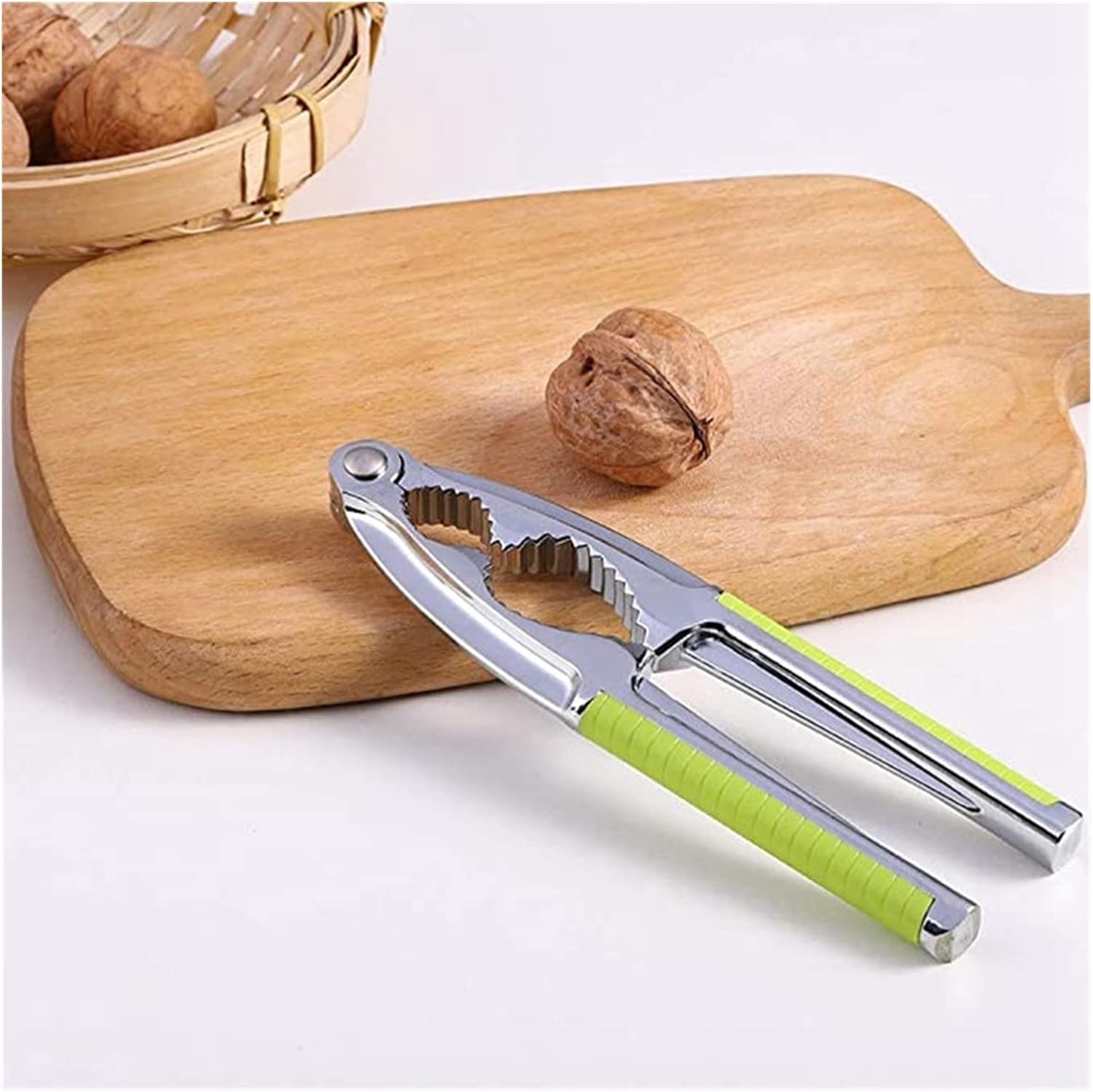 Nut Cracker Zinc Alloy Walnut Clip Peeling Walnut Tool Household Dried Fruit Nut Clamp Chestnut Shell Breaker Stainless Steel