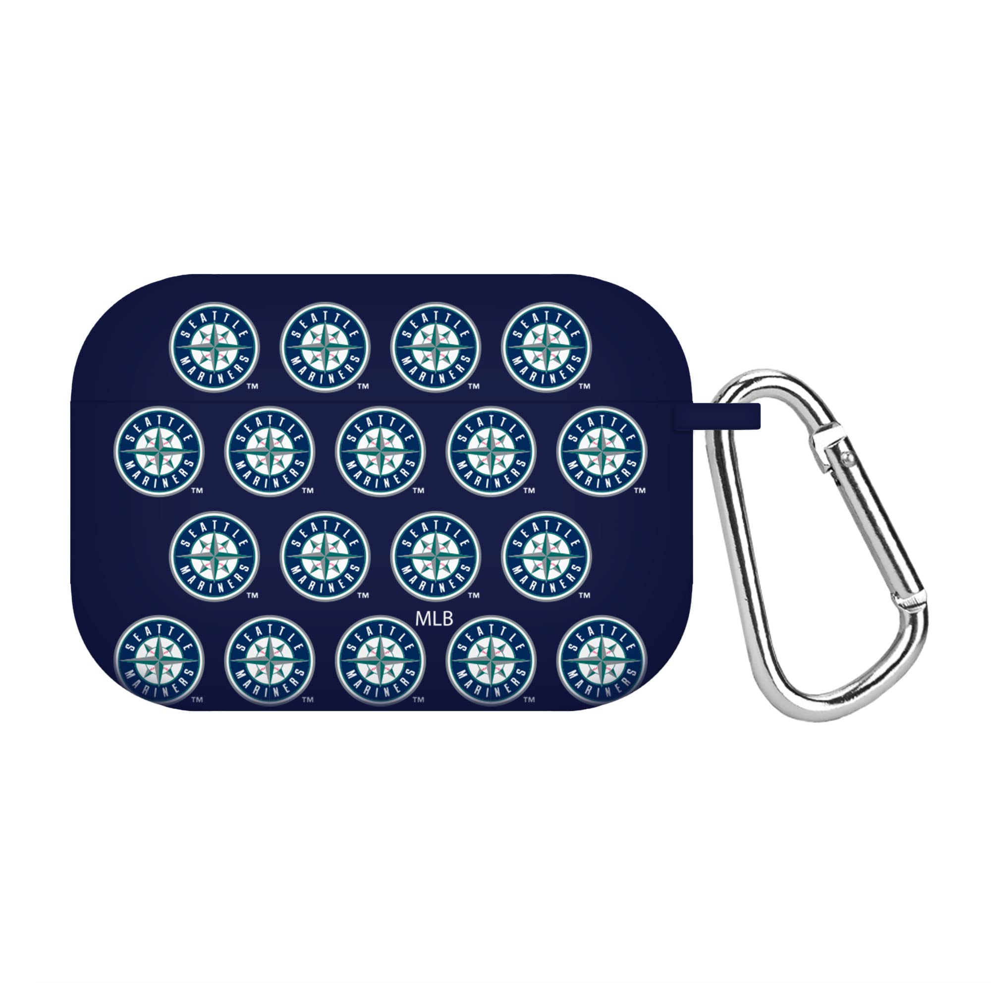 GAME TIME Seattle Mariners HD Case Cover Compatible with Apple AirPods Pro (Repeating)