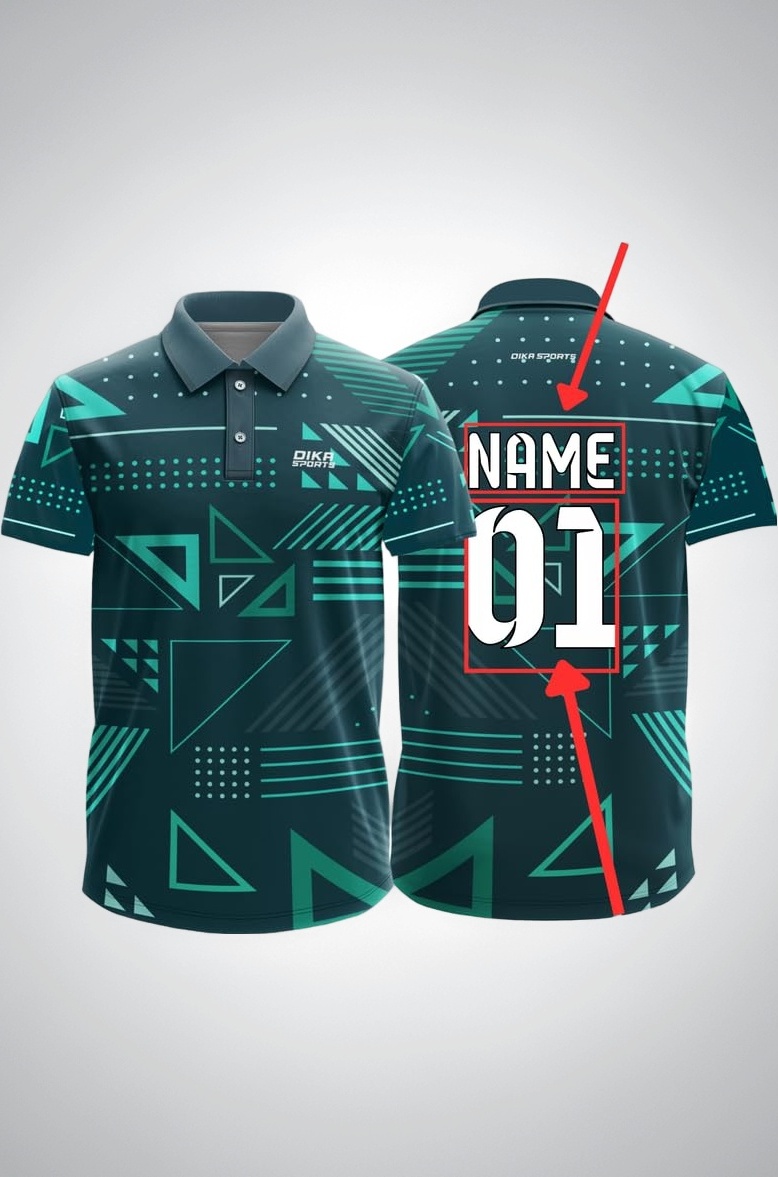 Dika Sports Custom Sports Cricket Jersey Customise t-Shirt for Men Personalised Name | 2 Year to 5XL