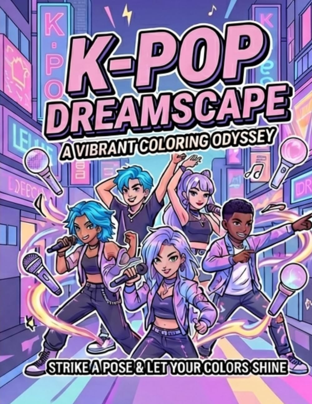 K-pop coloring book