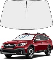 Vista 184 de Proadsy 2025 - Parasol para parabrisas actualizado con ajuste personalizado para Nissan Rogue 2014-2020, protector plegable de 4 capas
