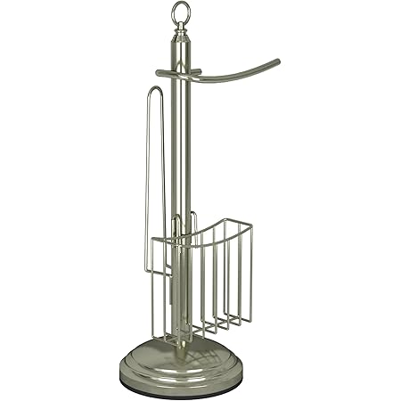Amazon.com: nu steel TGORB15H Free Holder Stand Bathroom & Newspaper and Magazine Rack for ...