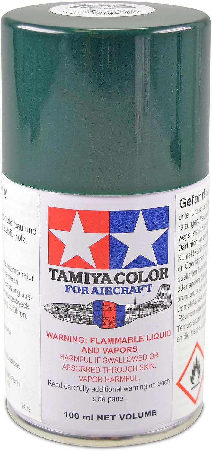 TAMIYA Aircraft Spray AS13 Green Acrylic TAM86513 Lacquer