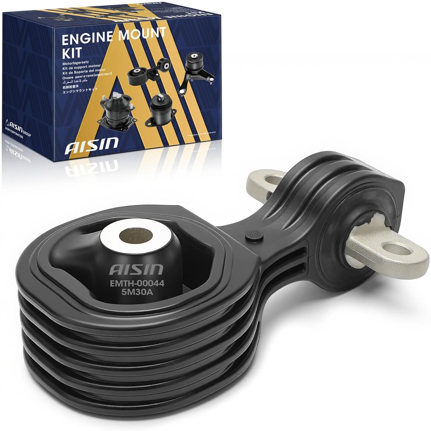 AISIN AFTERMARKET EMTH-00044 Rear Lower Engine Torque Strut Mount - Compatible with Honda Accord 2018-2022 - L4 2.0L