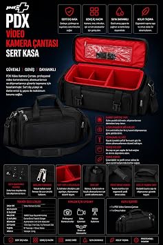 PDX Video Kamera  antas  | Sert Kasa | 40x20x20 cm