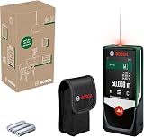 Bosch AdvancedDistance 50C digital laser measure (measure distance precisely up to 50m, touch display, measuring functions with integrated assistance, in E-Commerce cardboard box) - 1
