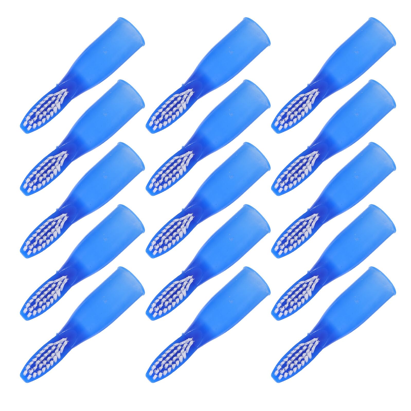 POPETPOP 100 Pezzi Spazzolino da Denti Tascabile Manico Antiscivolo e Testina Piccola in Nano Pbt Blu Mini Spazzolino Usa e Getta Delicato per Gengive per Uso in Carcere Ospedali
