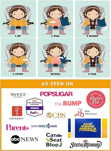 Miniatura 7 de Buckle Me Baby Coats Chaqueta de invierno de asiento de coche más seguro de cierre rápido para niño o niña, como se ve en Shark Tank