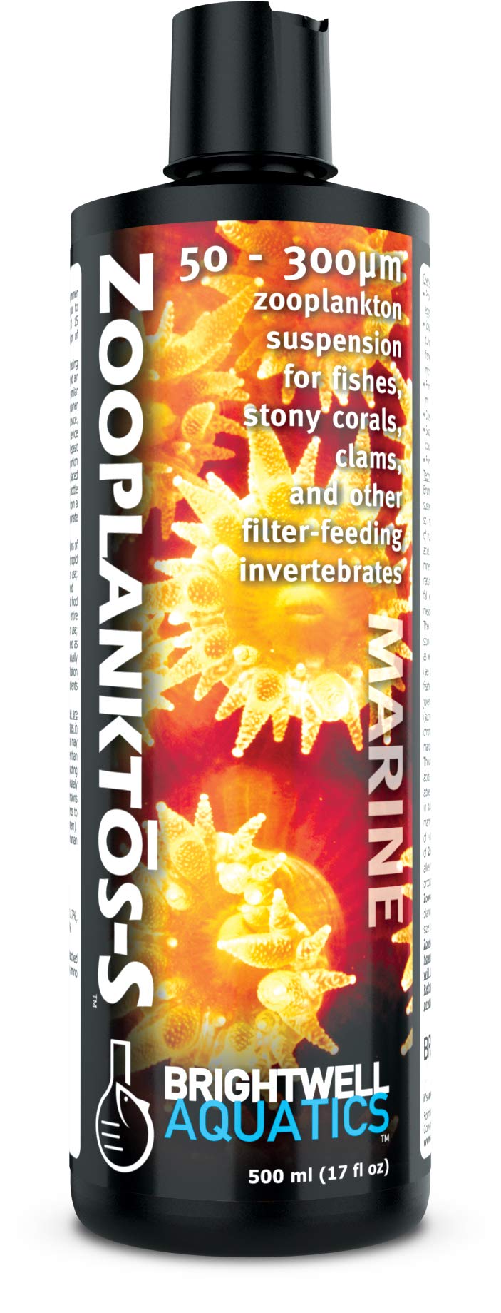 Brightwell Aquatics ZooPlanktos S - Liquid Zooplankton Food Supplement for Marine and Reef Aquariums