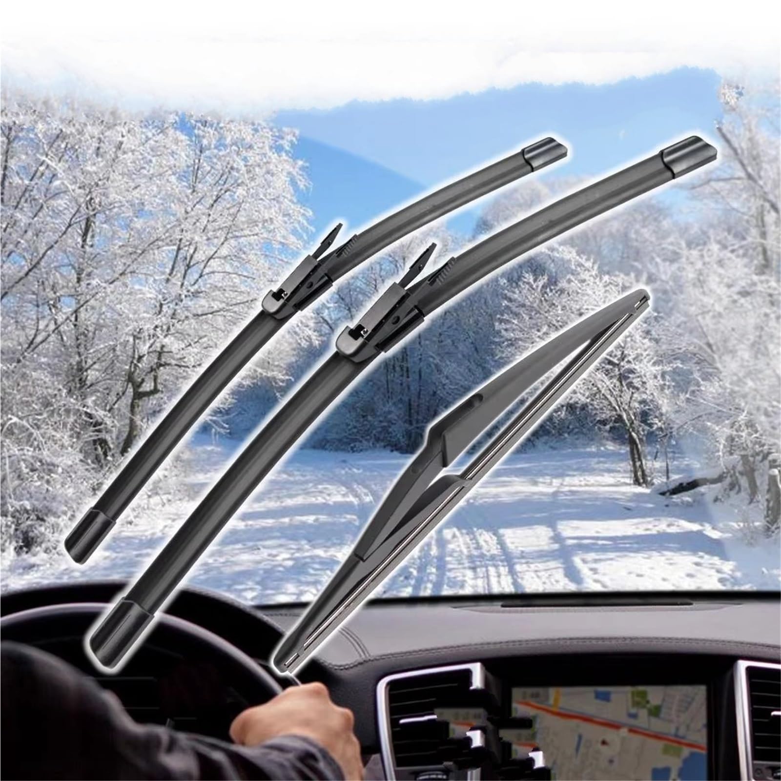 Tergilunotto Rear 1 2 3 4 6 Pezzi Spazzole Tergicristallo Anteriori E Posteriori Per Auto Accessori Per Benz Classe A W169 2004 2005 2006 2007-2012 Tergicristallo(6 Piece)