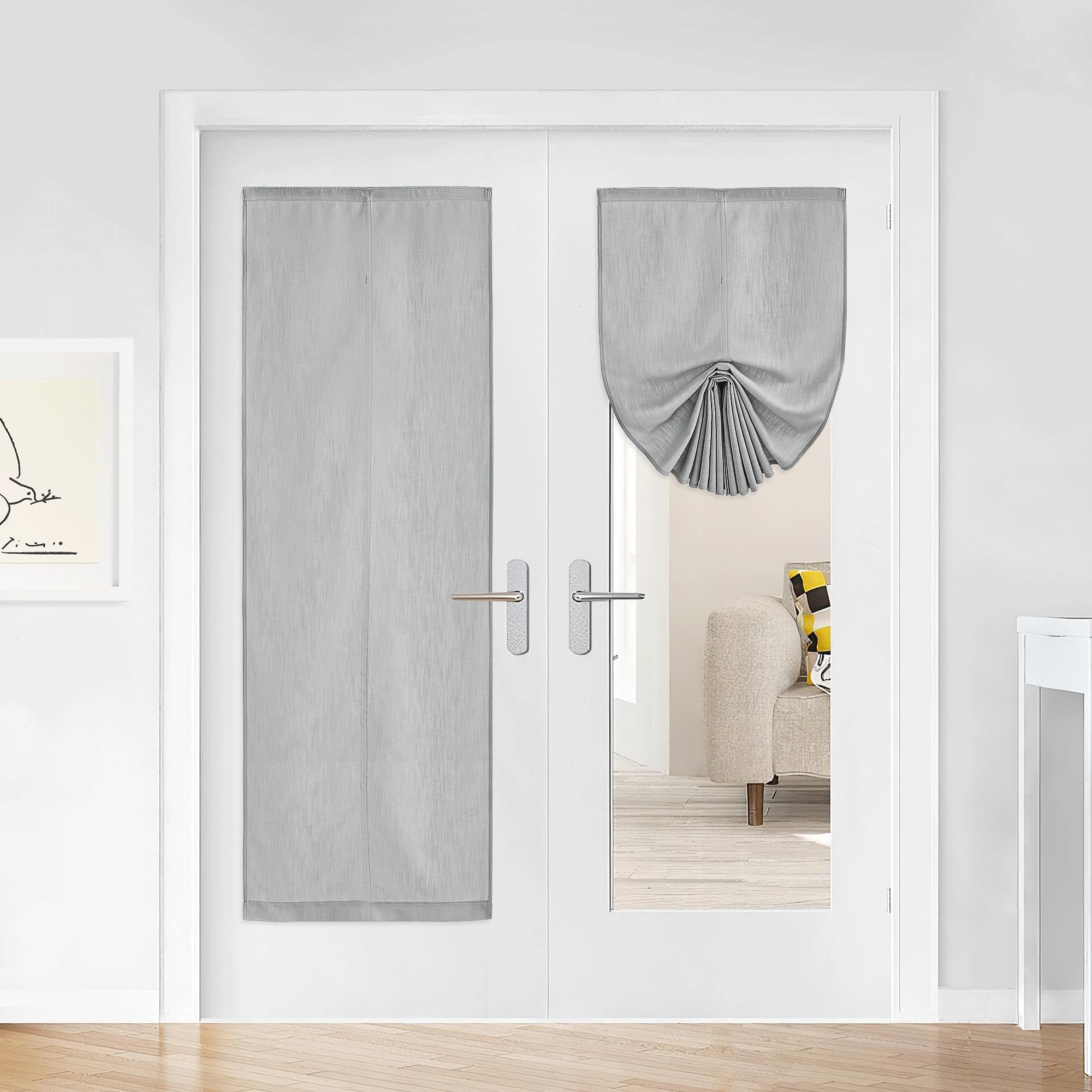 Amazon.com: RYB HOME Linen Door Curtain, Privacy Tricia Door