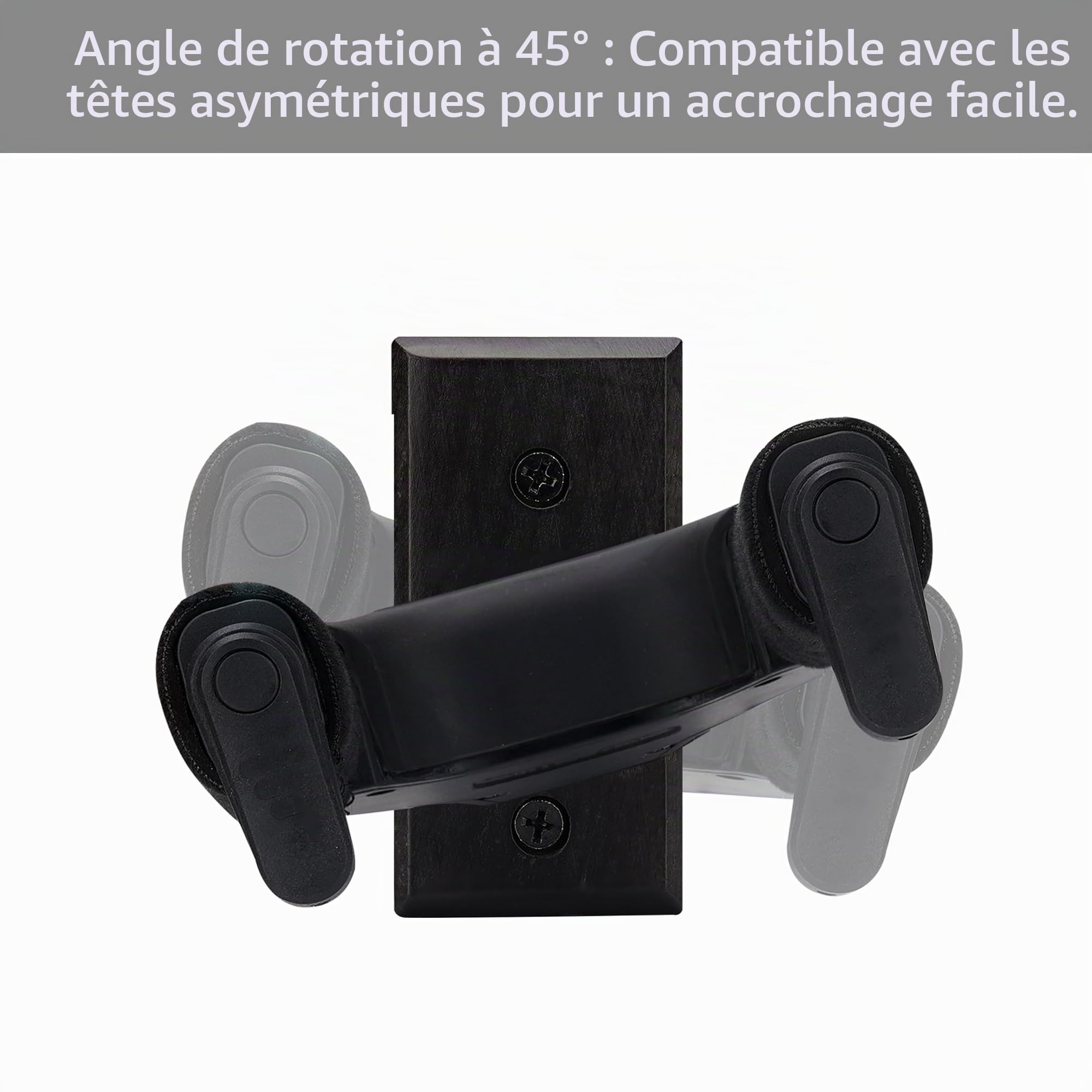 Sondery Accroche Support Guitare Mural Porte Crochet pour Guitare Acoustique Electrique Ukulélé Basse