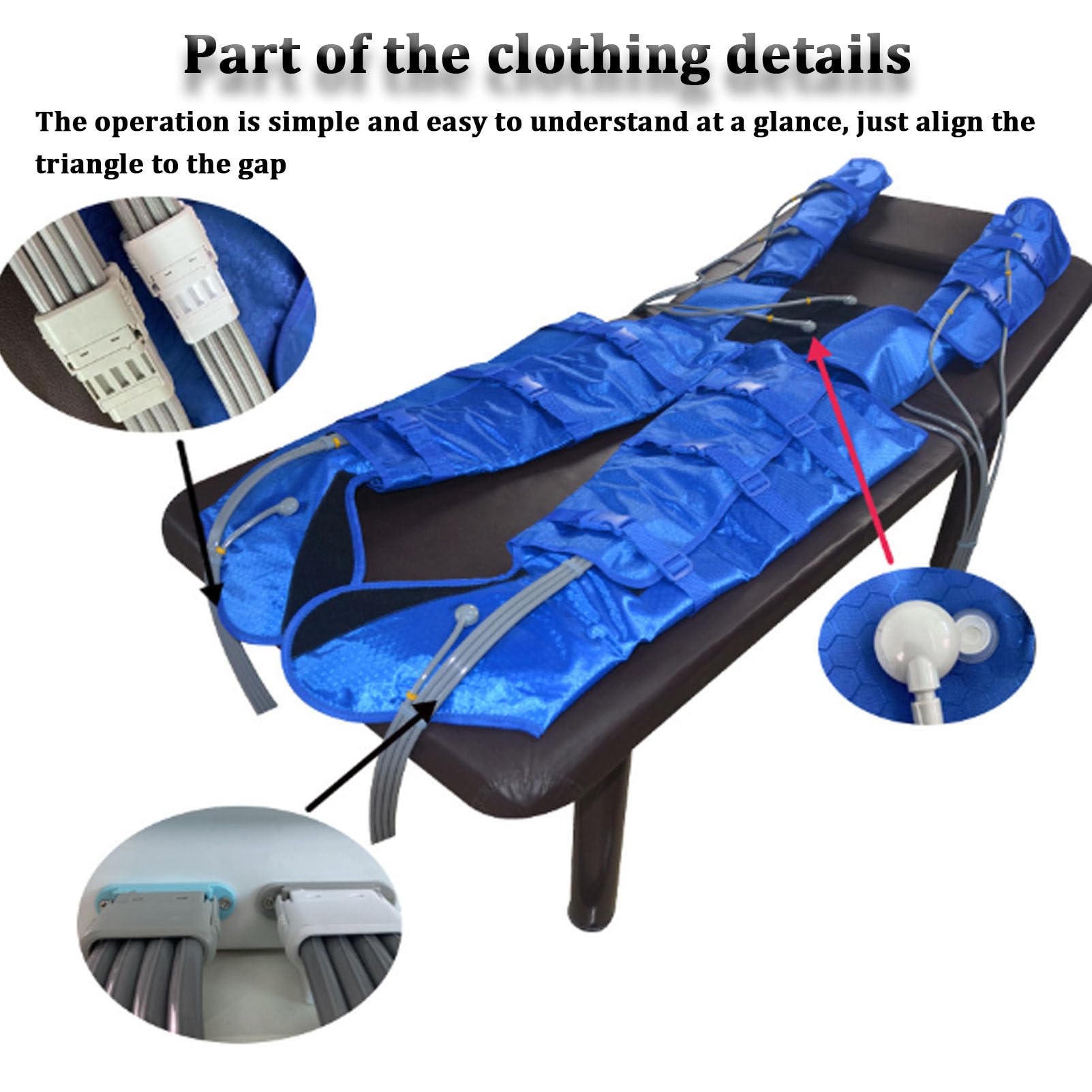 Máquina profesional de drenaje linfático con masaje de aire a presión, masaje desintoxicante para piernas, cintura y brazos, instrumento de belleza para esculpir el cuerpo y adelgazar.