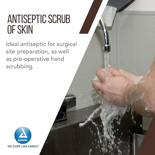 Miniatura 3 de Dynarex Solución exfoliante de povidona-yodo, solución antiséptica para piel y mucosa, ideal para la preparación del sitio quirúrgico, contiene