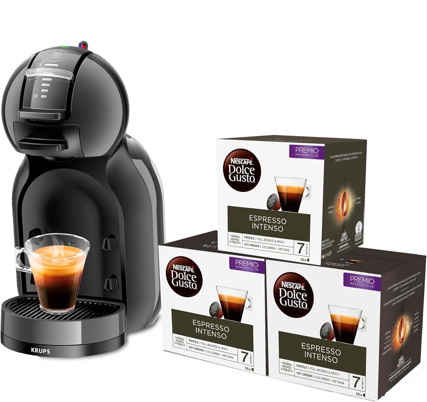 Krups Mini Me, machine à café Dolce Gusto, pression 15 bars, 0,8 l