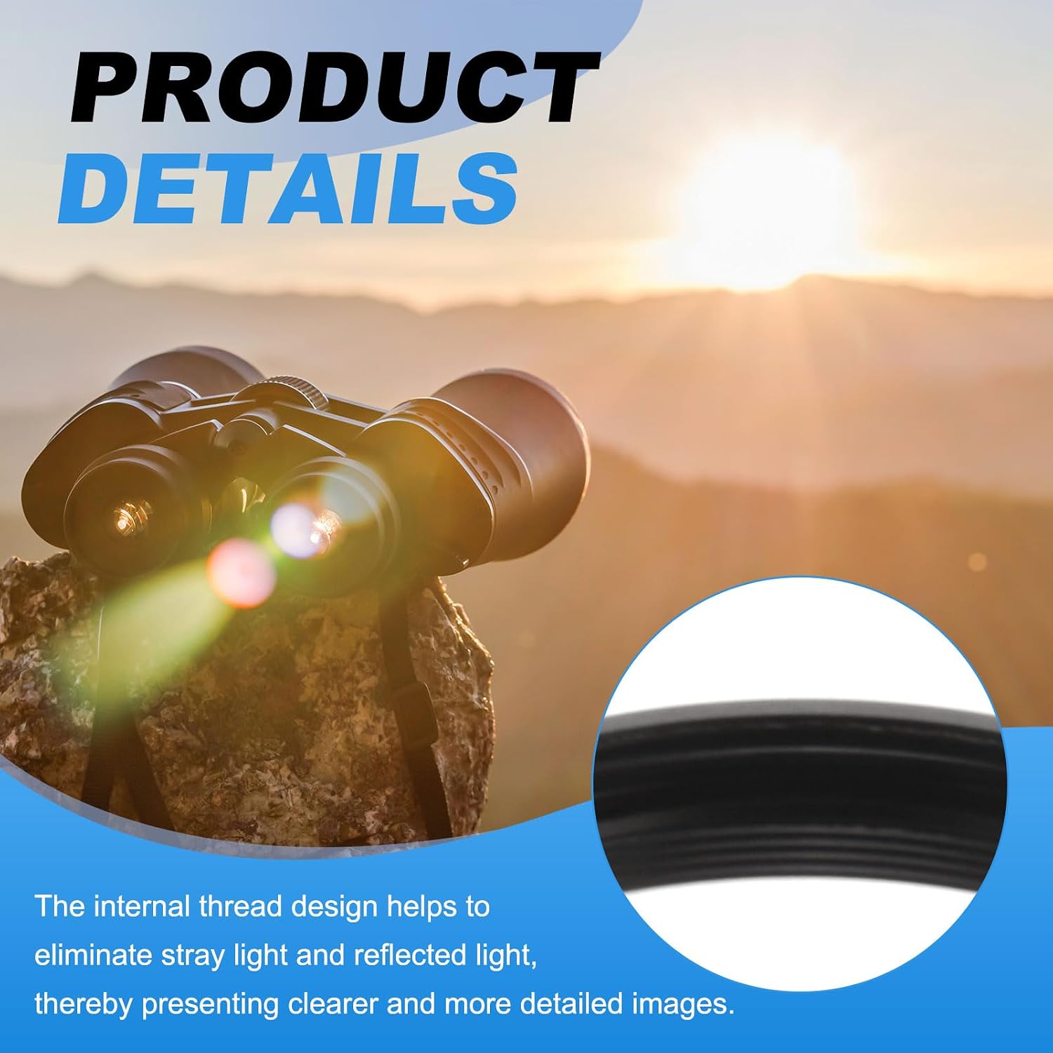PATIKIL 3mm Telescope Extension Tube, M42 x 0.75mm on Both Sides Aluminum Alloy Lens Adapter Ring Extension Tube for Camera Eyepiece Telescope Accessory, Black