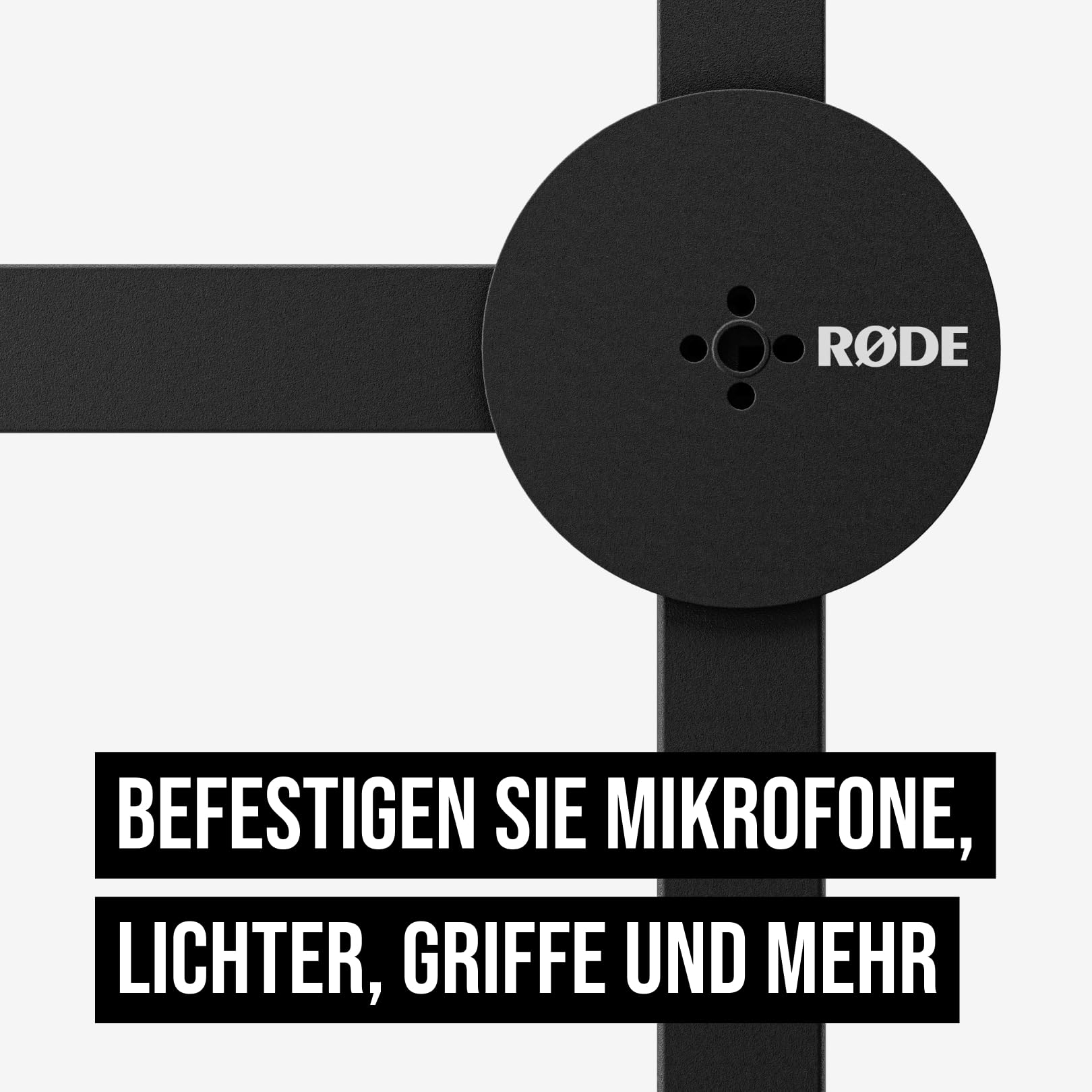 RØDE Magnetische Halterung für Smartphone-Zubehör mit Cold Shoe-Schlitzen und einem 1/4-Zoll-Gewinde (MagSafe-kompatibel)
