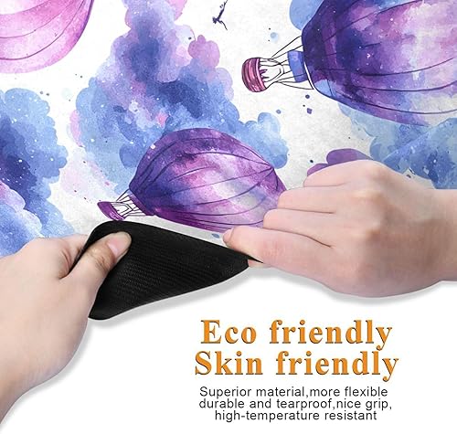 Miniatura 3 de Hot Air Balloon Pattern Yoga Mat Non Slip Thick Kids Eco Friendly Rubber Workout Foldable Yoga Mat Women Exercise