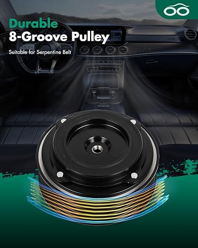 Miniatura 126 de SCITOO Compresor de CA para Acura TSX 2.4L 2004 2005 2006 2007 2008, CO 10849T Compresor de aire acondicionado con embrague 38810RBBA01 10360661