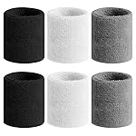 BEACE Sweatbands Sports Wristband for Men & Women - Moisture Wicking Athletic Cotton Terry Cloth Sweatband for Tennis, Basketball, Running, Gym, Working Out