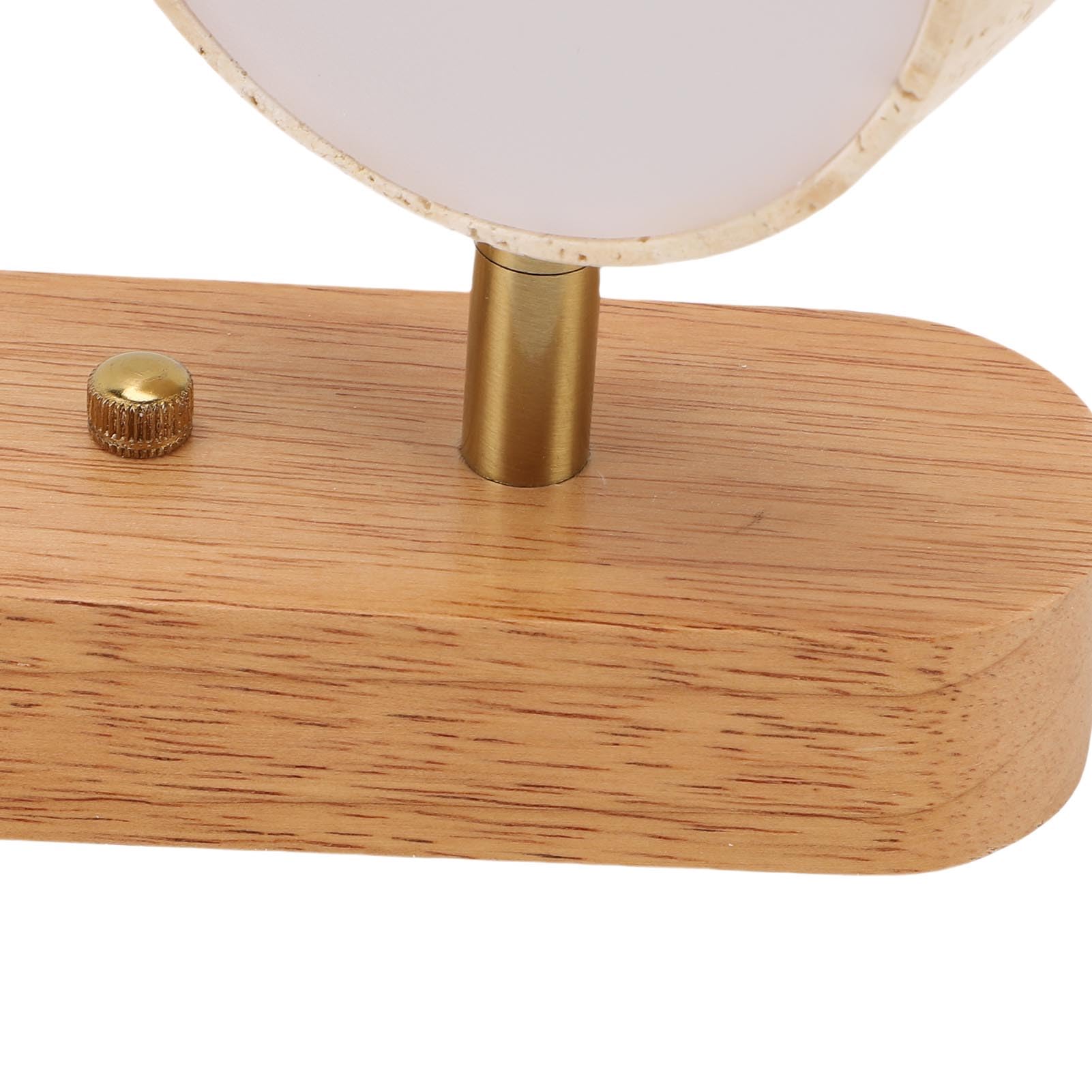 Greensen Moderna Lámpara de Pared Cilíndrica, Lámpara de Pared única para Entradas, Cocinas y Vestidores (Color de madera)